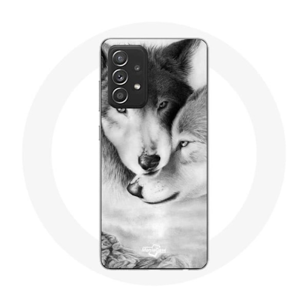 Coque för Samsung Galaxy A52 Varg Duo djur