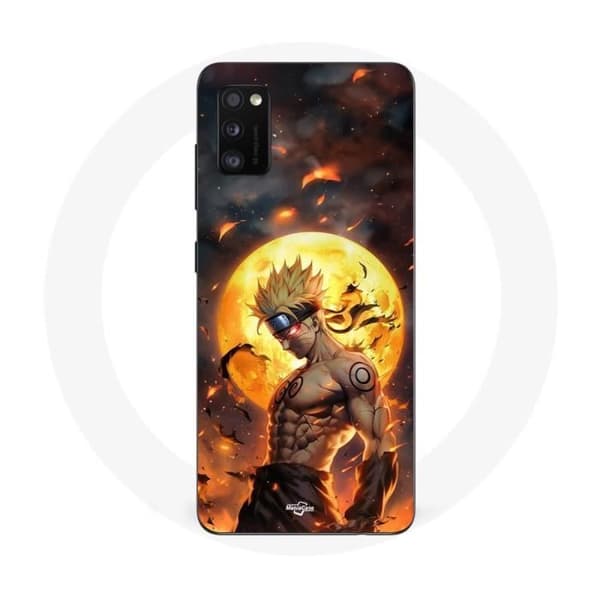 Coque Maniacase til Samsung Galaxy A41 mørk naruto måne 3D