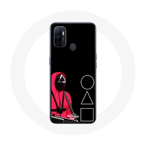 Coque Oppo A53 Squid Game Masker Triangel, Fyrkant och Cirkel
