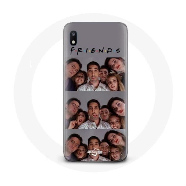 Coque - Samsung - Galaxy A10 - Flexibel - Grå - Friends Selfie