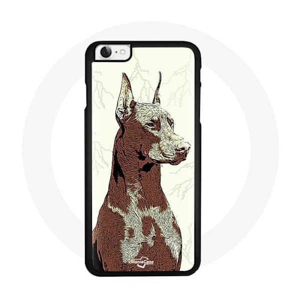 Cover til Iphone 6 Plus Doberman