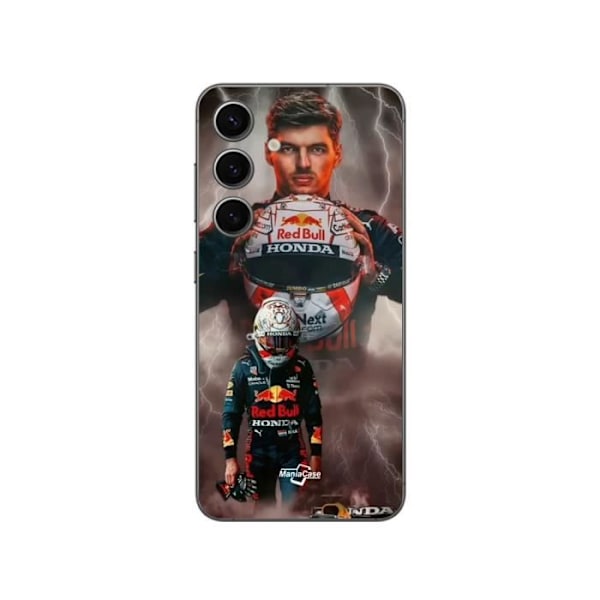 Coque - Maniacase - Samsung Galaxy S24 Plus - Mjuk - Svart - Formel 1