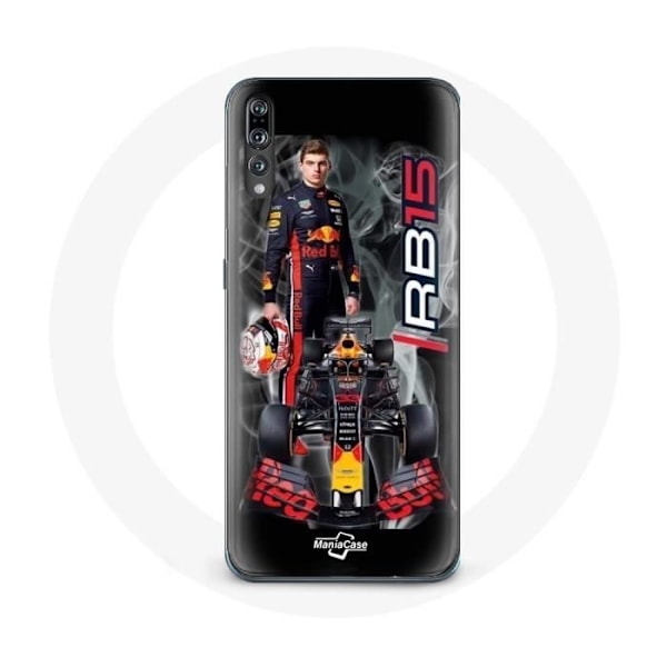 Coque för Huawei p20 Formel 1 Max Verstappen F1-förare Red Bull 15