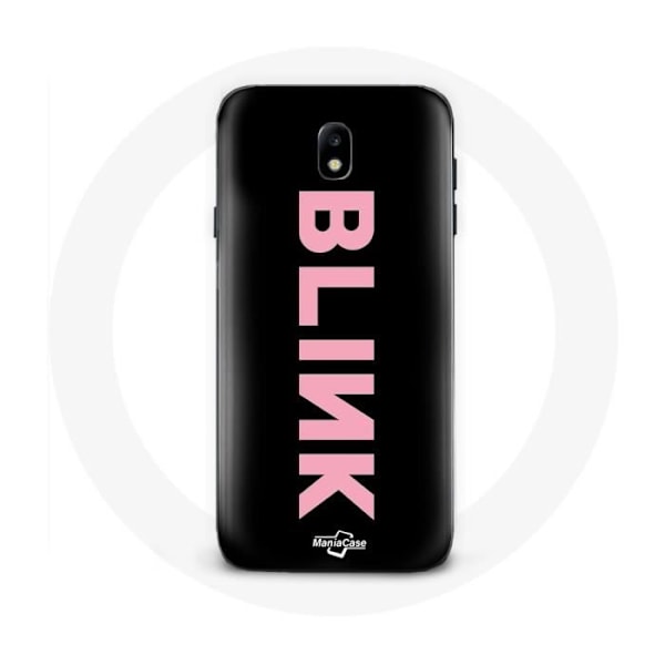 Coque för Samsung Galaxy S4 Blink Fandom Blackpink Logotyp Rosa Svart Bakgrund