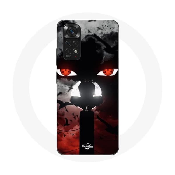 Cover til Xiaomi Redmi Note 11S Itachi Uchiwa Naruto Anime kunst