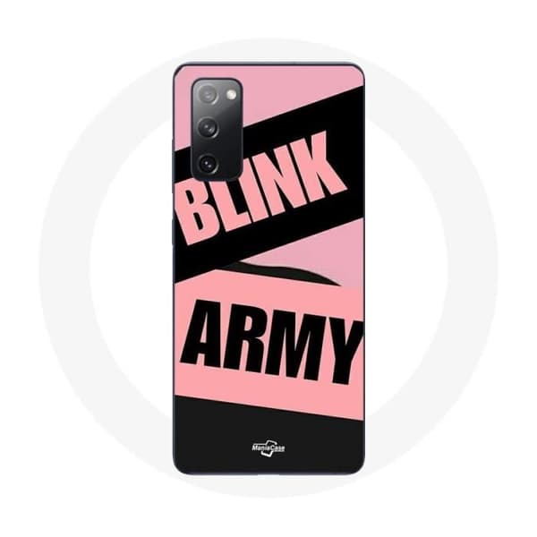 Cover til Samsung Galaxy S20 FE BTS ARMY og Blackpink Blink Rose Sort