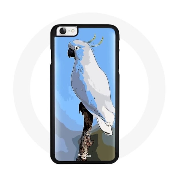 iPhone 5 Fodral Kakadu Papegojor Vitt
