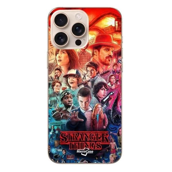 Coque Iphone 16 Pro Max Stranger Things sarja kausi 4 Maniacase