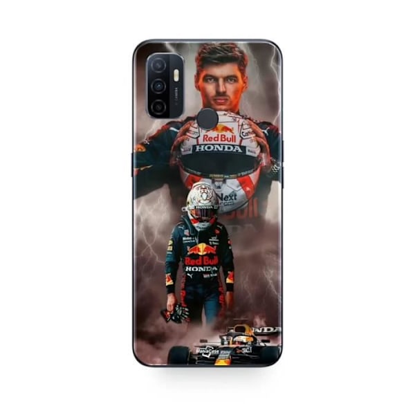 Coque Oppo A32 Verstappen blixt Formel 1 Huvudskydd F1 Maniacase