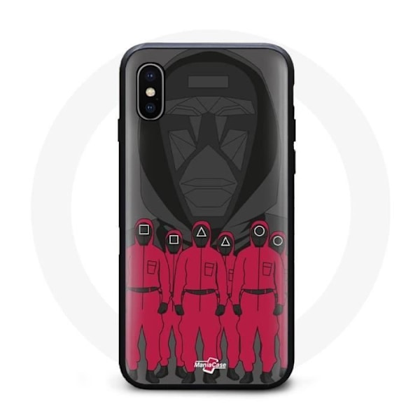 Coque Iphone XS Max Squid Game -kasvot