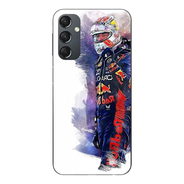 Coque - Maniacase - Samsung Galaxy A24 - Souple - Noir - F1 Max Verstappen Tapet