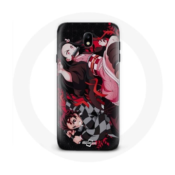 Coque - Maniacase - Samsung Galaxy J5 2017 - Mjuk - Svart - Demon Slayer Tanjiro Nezuko