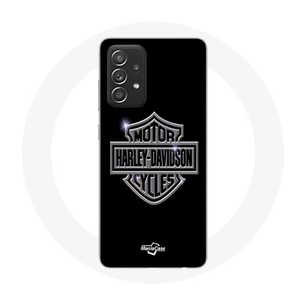 Coque - Maniacase - Samsung Galaxy A33 5G - Svart - Harley Davidson - Mjuk svart