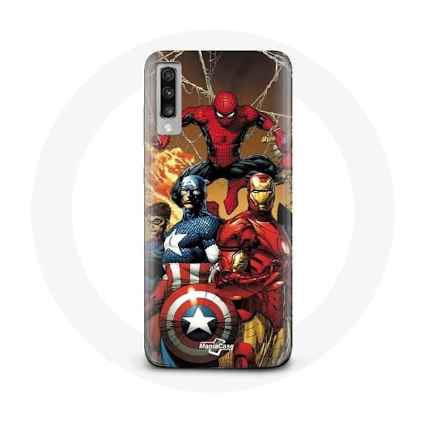 Coque Samsung Galaxy A70 Avengers invaders Anciens soldater