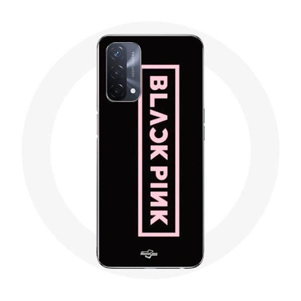 Coque - Maniacase - Oppo A93 5G - Svart - Blackpink-logotyp - Mjuk svart