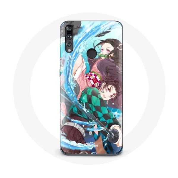 Coque för Huawei P30 Lite Tanjiro och Nezuko Demon Slayer Kimetsu no Yaiba Anime