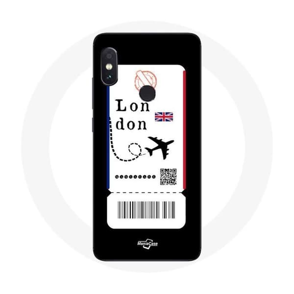 Coque för Xiaomi Redmi Note 5 Pro Flygbiljett London
