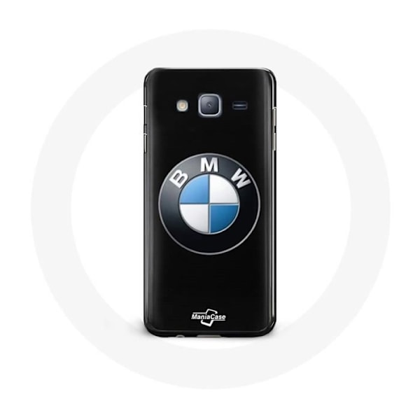 Skydd för Samsung Galaxy J7 2016 BMW-logotyp på svart bakgrund