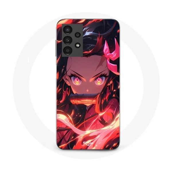 Coque - Demon Slayer - Nezuko Kamado - Samsung Galaxy A13 4G - Mjuk - Svart