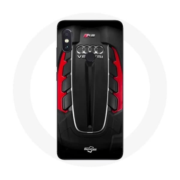 Coque för Xiaomi Redmi Note 5 AI Dual Camera Audi RS Logotyp i röd