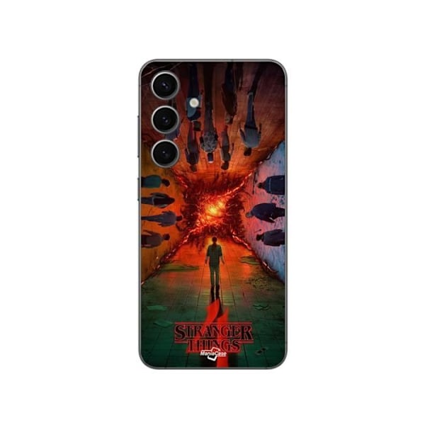 Coque - Maniacase - Samsung Galaxy S25 Plus - Svart - Mjuk - Stranger Things