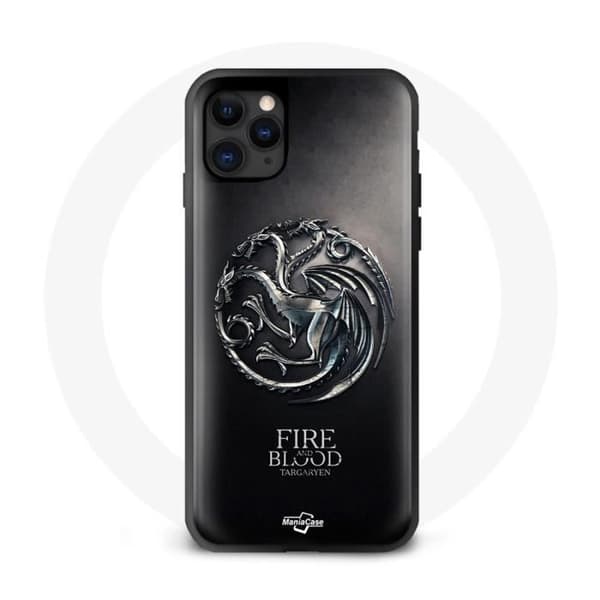 Coque - Game Of Thrones - Iphone 12 Pro - Kova - Musta - Synteettinen
