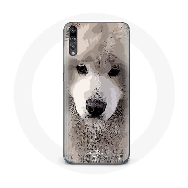 Cover til Huawei P20 - Samojede - Grå - Blød - Beskyttelse - Syntetisk Grå