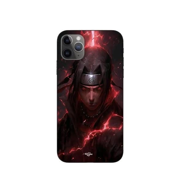 Coque maniacase til iPhone 11 Pro Max Itachi Uchiha anime 3D fanart