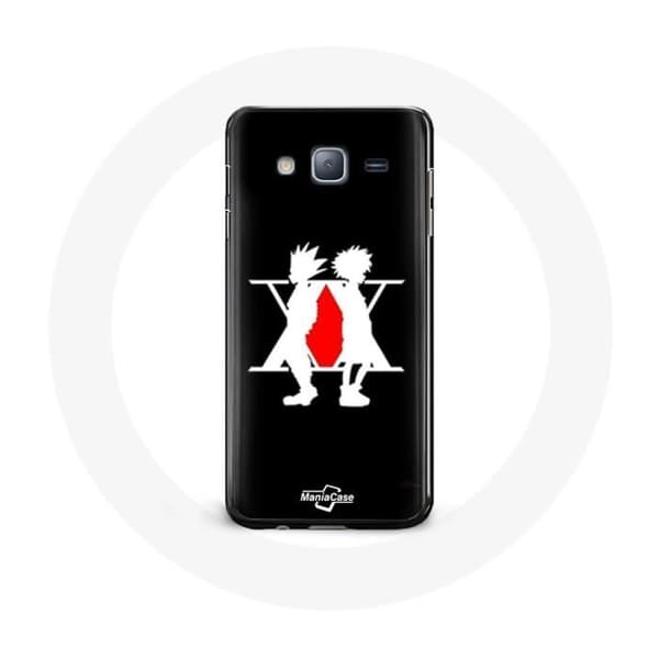 Samsung Galaxy A3 Coque Hunter x Hunter Manga Logo Musta