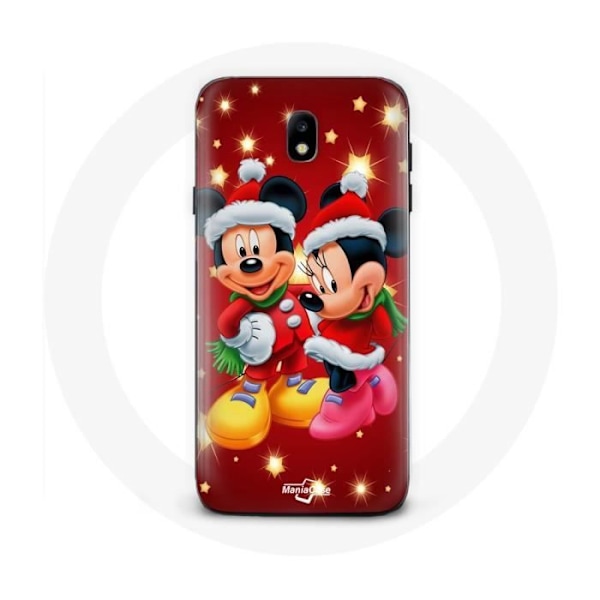 Coque för Samsung Galaxy J5 2017 Mickey Mouse och Minnie Mouse på julafton