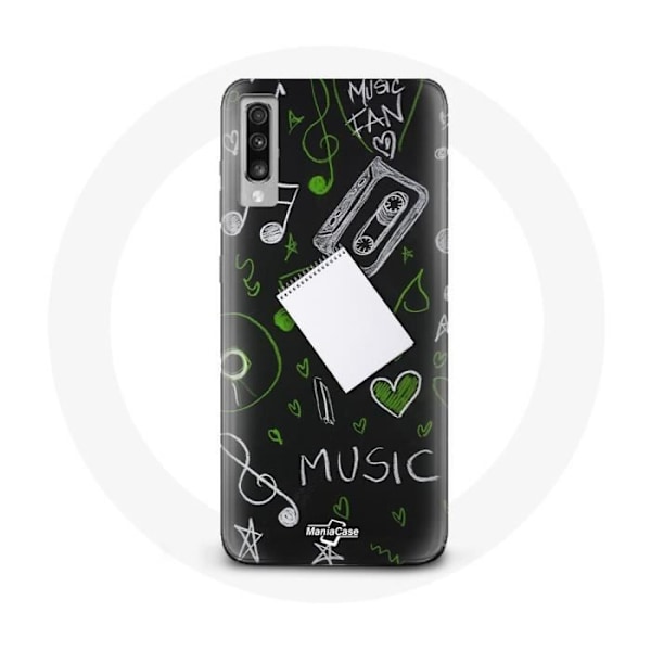 Coque Samsung Galaxy A70 Musik G-nøkkel
