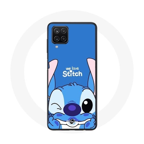 Coque för Samsung Galaxy A42 5G Stitch söt blå bakgrund