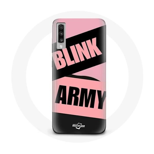 Skydd för Samsung Galaxy A70 BTS ARMY Och Blackpink Blink Rosa Svart