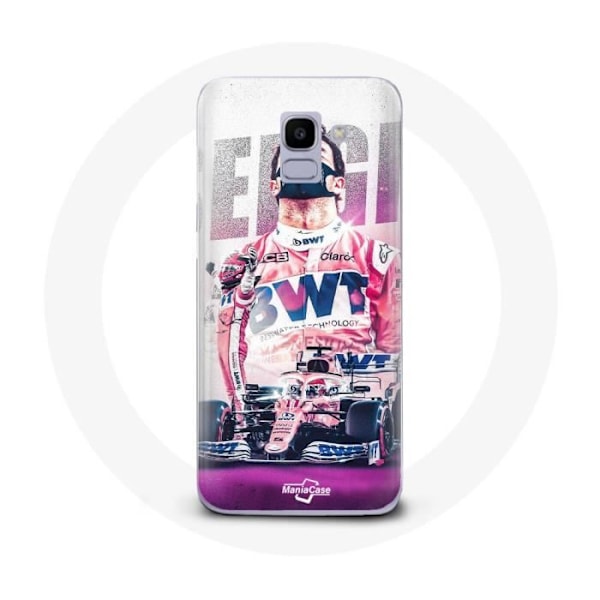 Coque för Samsung Galaxy J6 2018 Formel 1 Sergio Pérez F1-förare