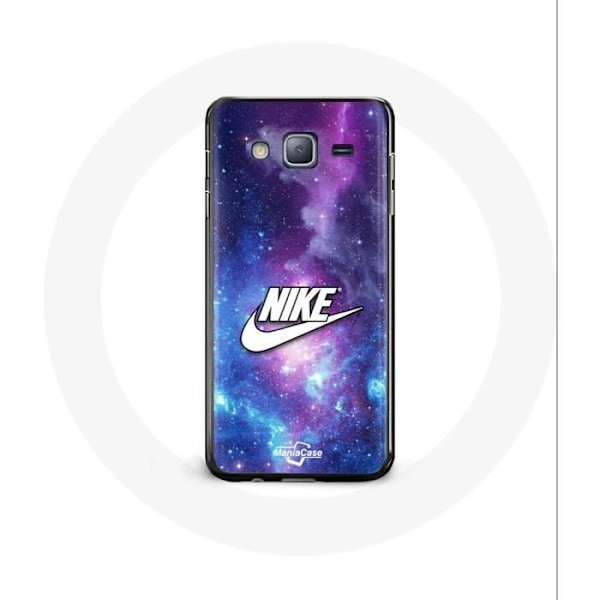 Coque - Maniacase - Samsung Galaxy J7 2016 - Nike Logo Vit - Silikon - Mjuk svart