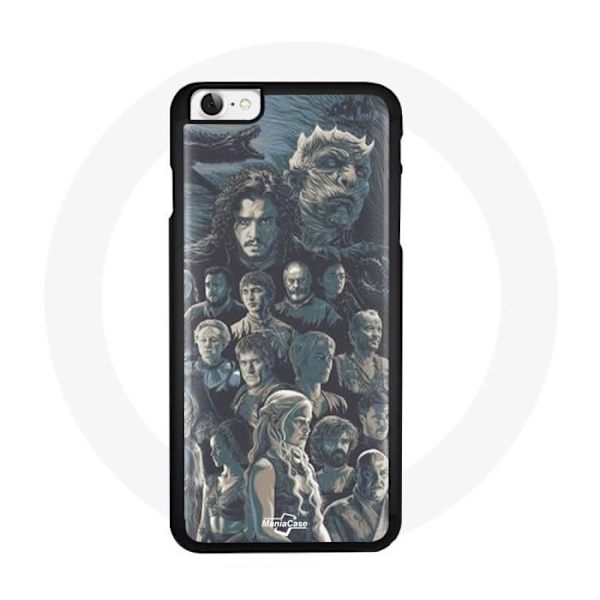 Coque - Game of Thrones - Iphone 4 - Rigide - Hahmot - Harmaa Grå