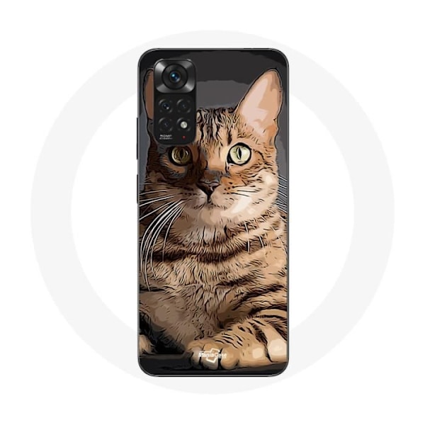 Coque för Xiaomi Redmi Note 11 4G Bengal Katt Ras