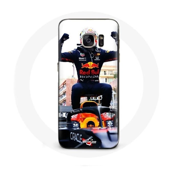 Skyddsfodral för Samsung Galaxy S6 edge Formel 1 Max Verstappen Formel 1-förare svart röd och gul