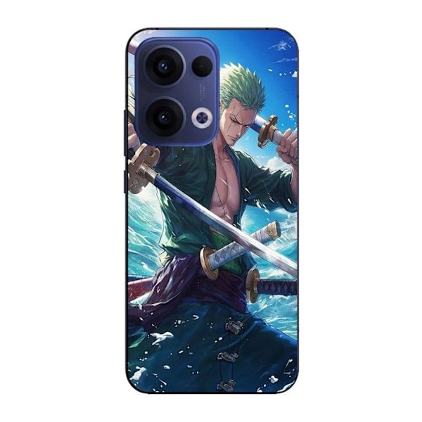 Mobilskal - Maniacase - Oppo Reno 13 5G - Silikon - Mjuk - One Piece Roronoa Zoro Svart
