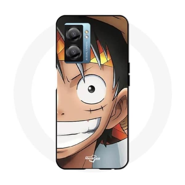 Coque - Oppo - A77 5G - Pehmeä - Valkoinen - Monkey D. Luffy - One Piece