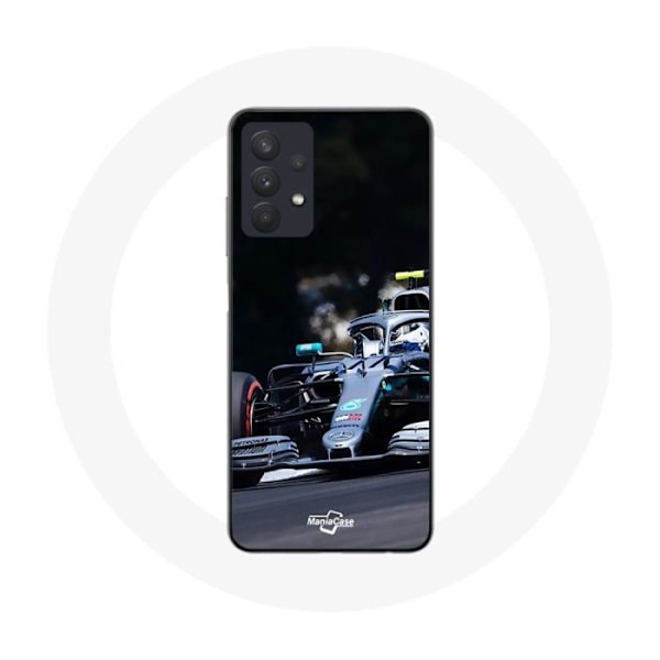 Coque - Maniacase - Samsung Galaxy A32 5G - Formule 1 Valtteri Bottas - Svart - Flexibel svart