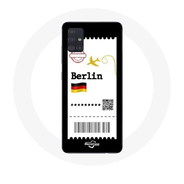 Cover til Samsung Galaxy A71 Flybillet Berlin