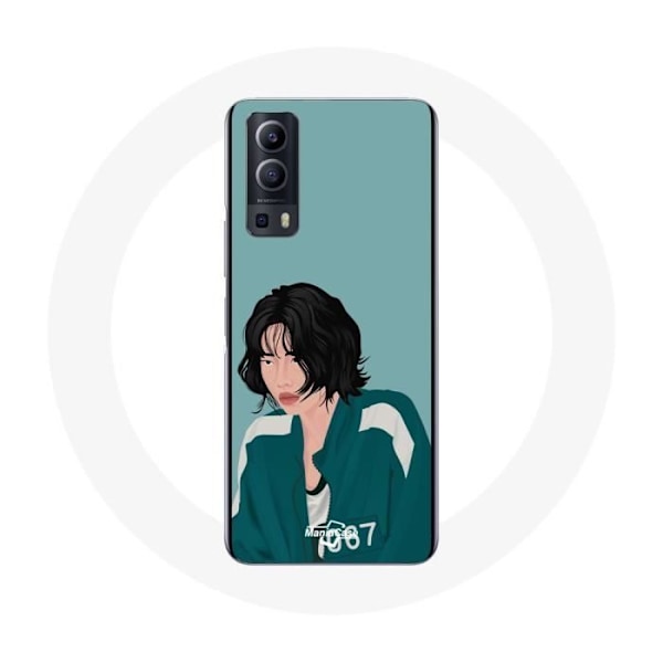 Coque Vivo Y72 Squid Game Kang Sae Byeok Fanart ansikte ritning