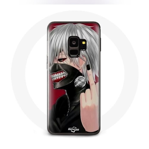 Coque för Samsung Galaxy S9 plus Tokyo Ghoul Kaneki Ken Mask Anime finger