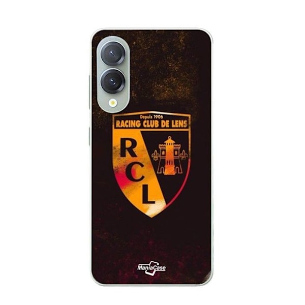 Kofta för Samsung Galaxy S25 Edge rcl linse orange svart bakgrund Maniacase Svart