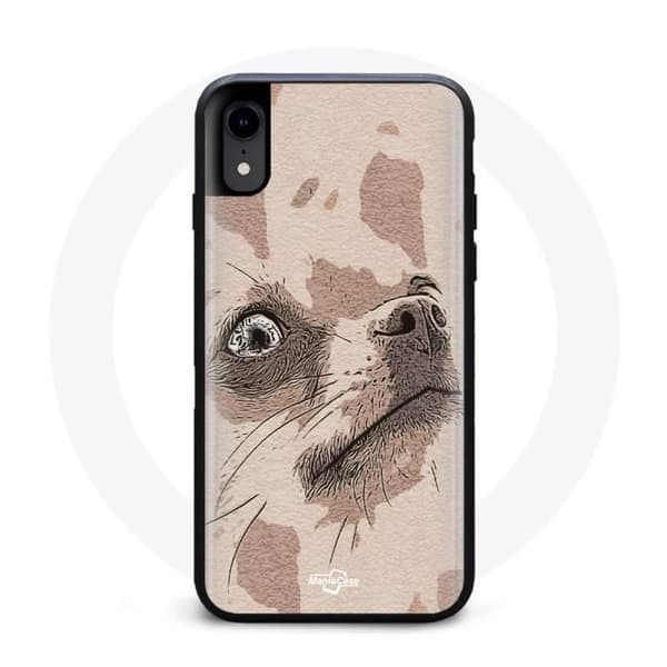 Coque iPhone X hunddesign chihuahua