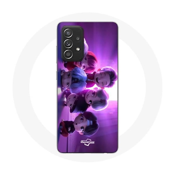 Coque för Samsung Galaxy A52 BTS TinyTAN Animation Affisch RM Jin Suga J-Hope Jimin V Och Jungkook Mic Drop