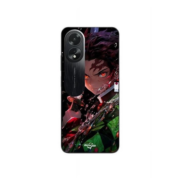 Coque Oppo A38 Demon Slayer Tanjiro Kamado arg för manga anime Maniacase