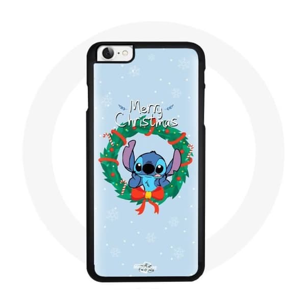 iPhone 7 cover Stitch sne glædelig jul blå