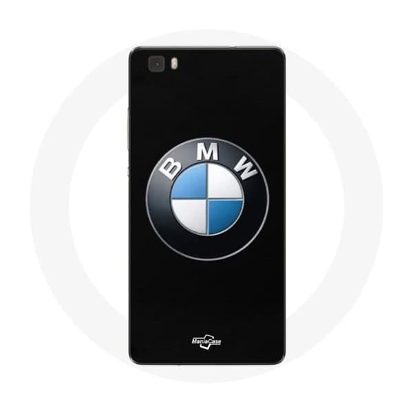 Cover til Huawei P8 BMW Logo sort baggrund